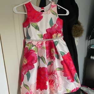 Girls floral formal dress
